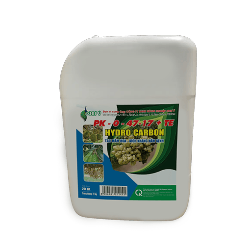 TẠO MẦM HOA - KÍCH KHÁNG NẤM BỆNH HIỆU QUẢ CÙNG PK - 0 - 47 - 17 + TE HYDRO CARBON ( 20 lít )